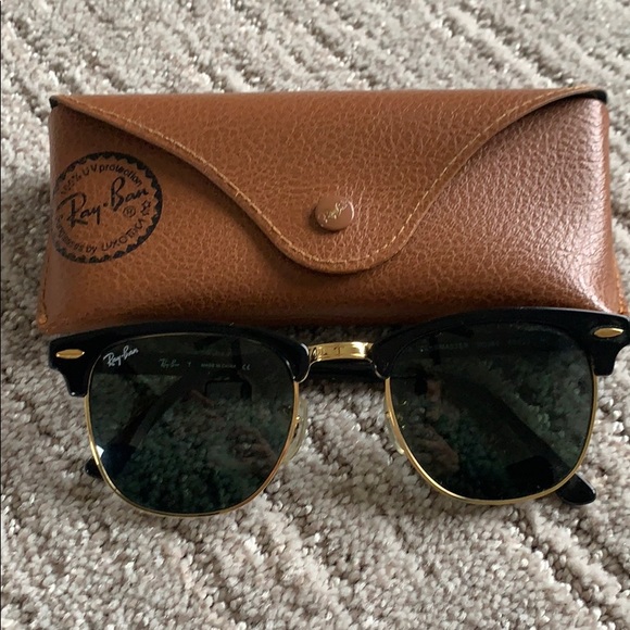 Ray-Ban Accessories - Black & gold w/ black lenses